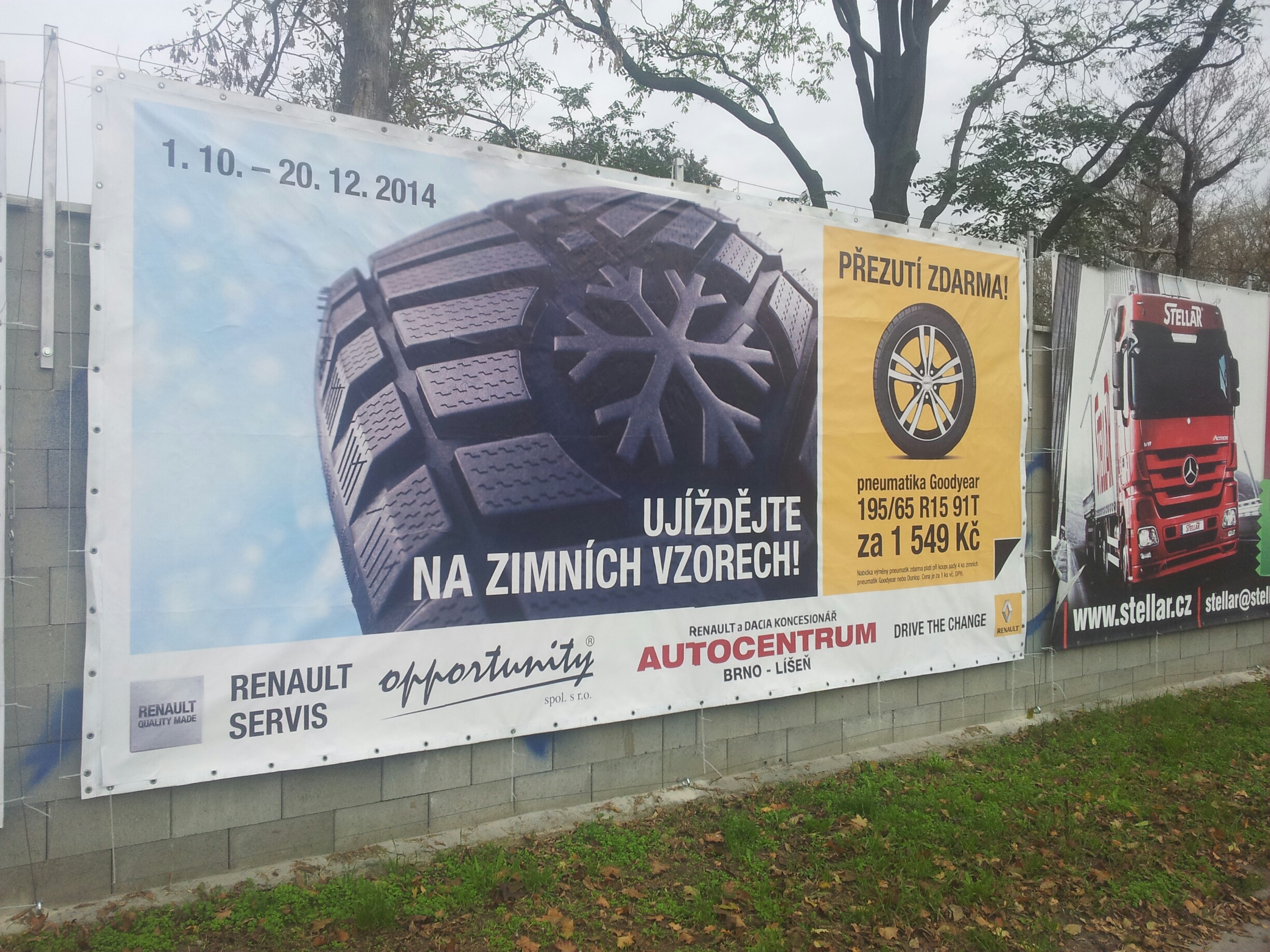 711193 Billboard, Brno - střed (Křídlovická)