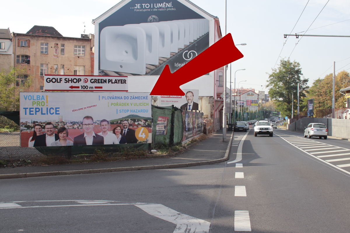 1291069 Billboard, Teplice (Na Hrázi/U nádraží)