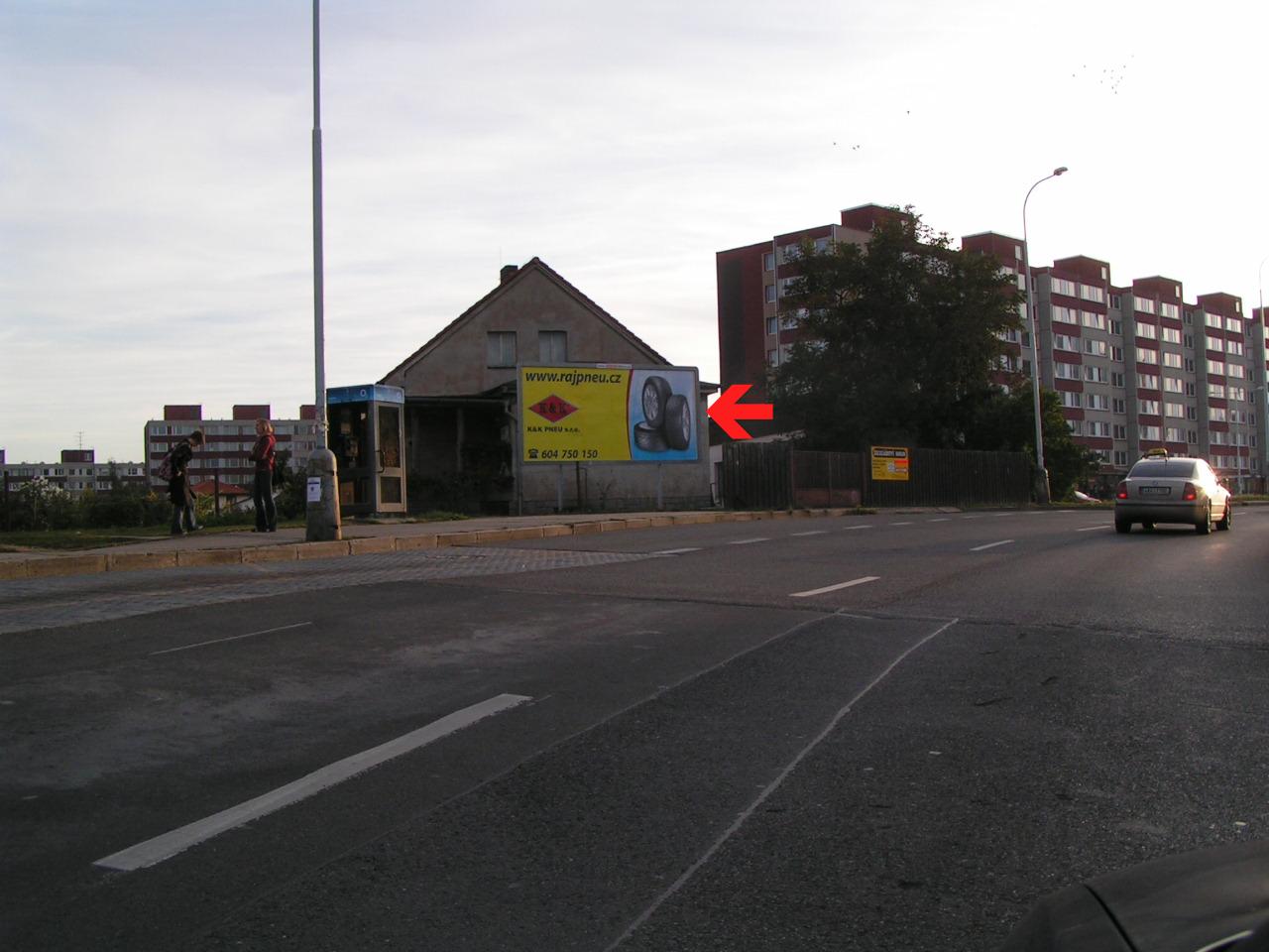 101077 Billboard, Praha 15 (Milánská 1, směr Petrovice)