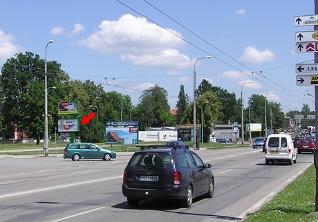 1261109 Billboard, České Budějovice (Husova / Na Dlouhé louce   )
