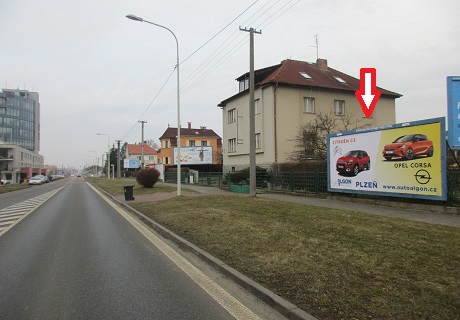 1741122 Billboard, Plzeň - Bručná (Nepomucká)