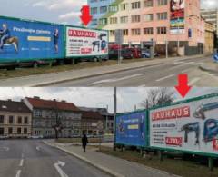 1261164 Billboard, České Budějovice A (Průmyslová/Novohradská)
