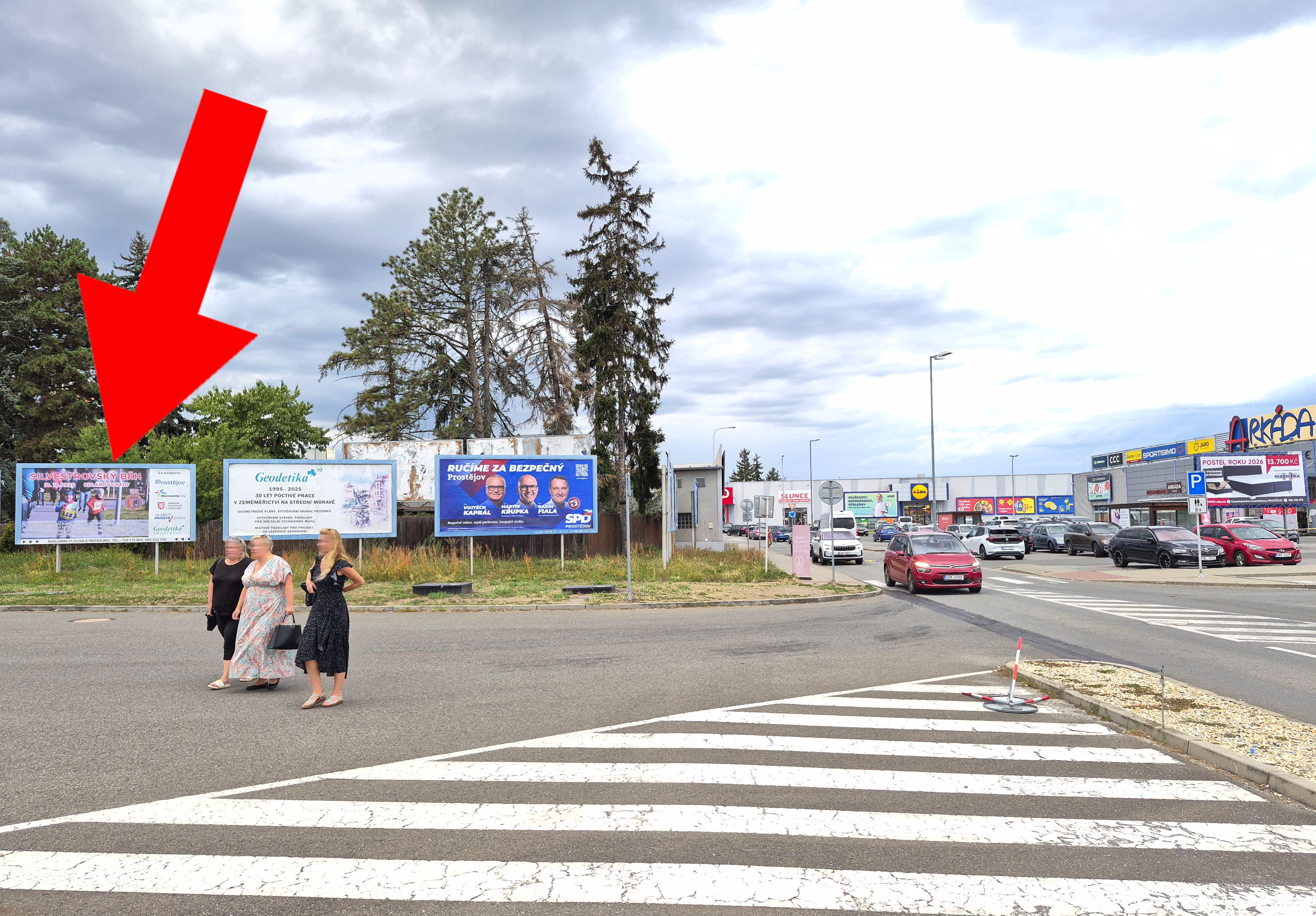 1211081 Billboard, Prostějov (Sjezd z D46, Galerie Arkáda  )