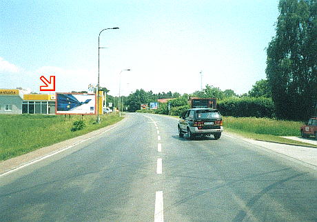 571009 Billboard, Pardubice (Pražská,auto OPEL,čs.AGIP)