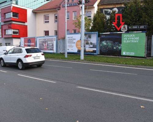 1741208 Billboard, Plzeň - Východní předměstí (Ukrajinská/ U Prazdroje )