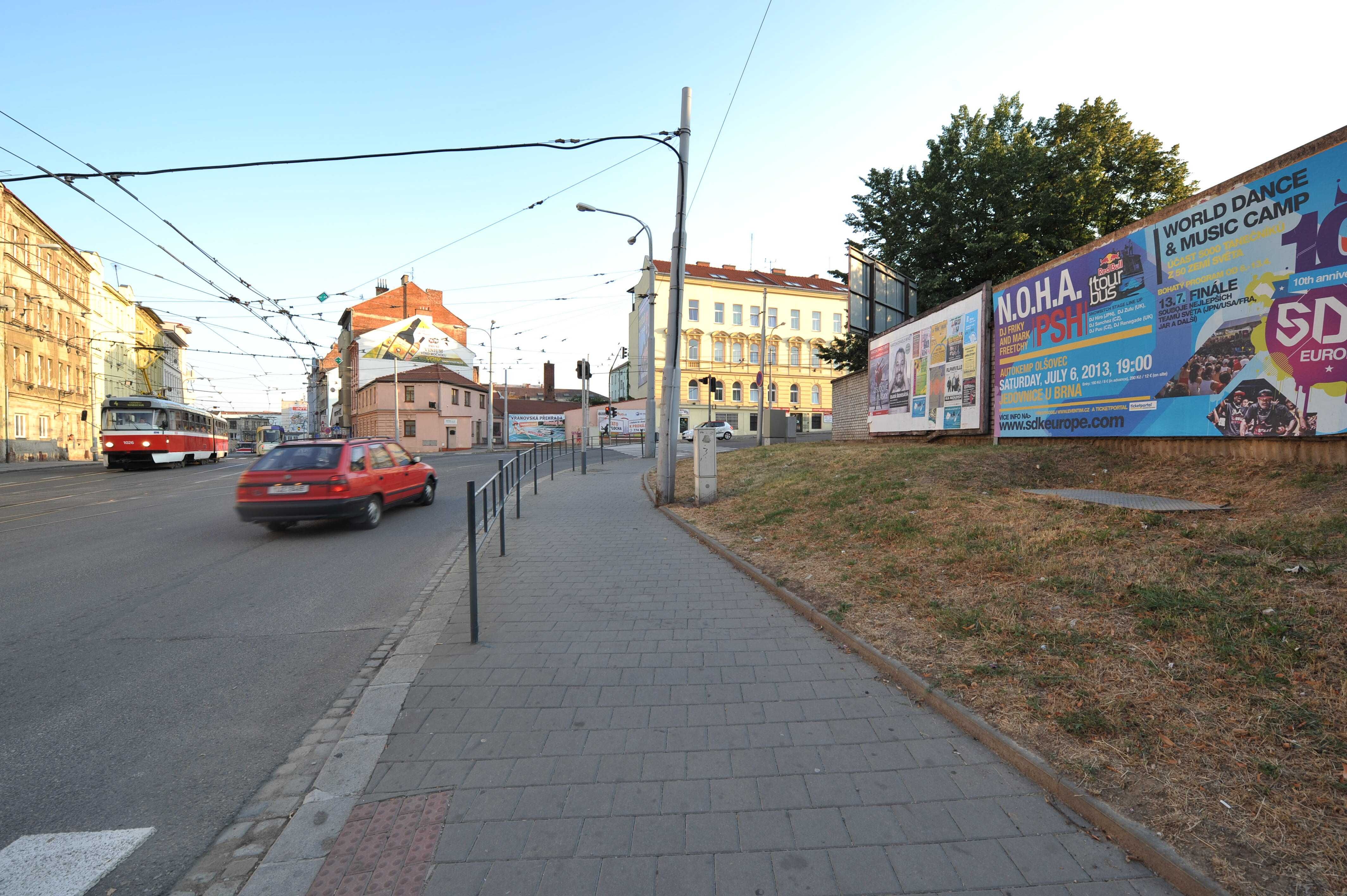711255 Billboard, Brno (Jugoslávská)