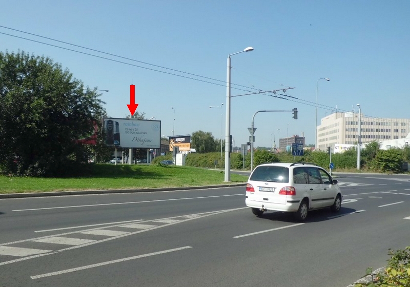 1701240 Billboard, Ústí nad Labem  (Malá hradební/U trati         )