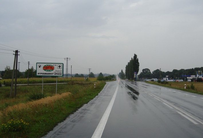861074 Billboard, Opava (průjezd obcí, ČS HEKRA I/57)