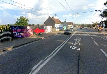 1111107 Billboard, Otrokovice (tř. Osvobození v Otrokovicích, hlavní cesta před křižovatkou a přejezdem v Kvítkovicích, směr Zlín, Napajedlla i UH, Tlumačov)