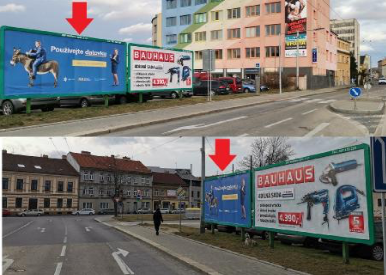 1261165 Billboard, České Budějovice A (Průmyslová/Novohradská)