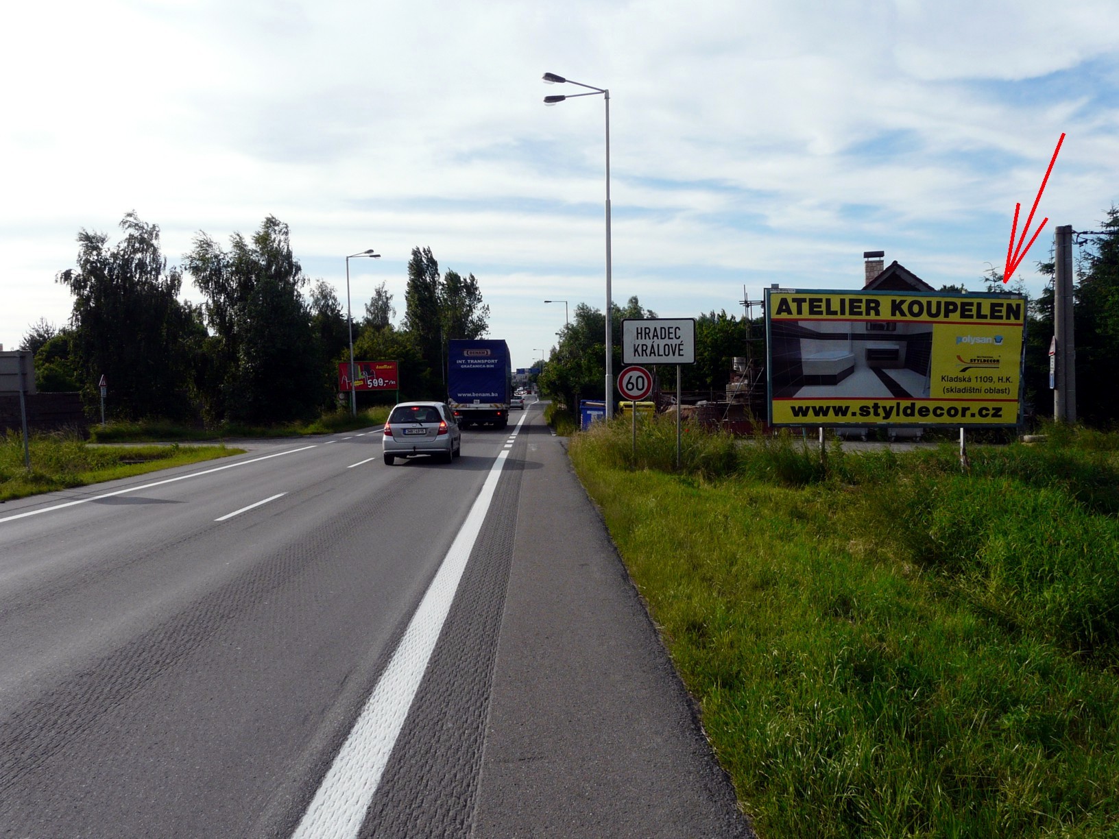 511065 Billboard, Hradec Králové (Holická  )