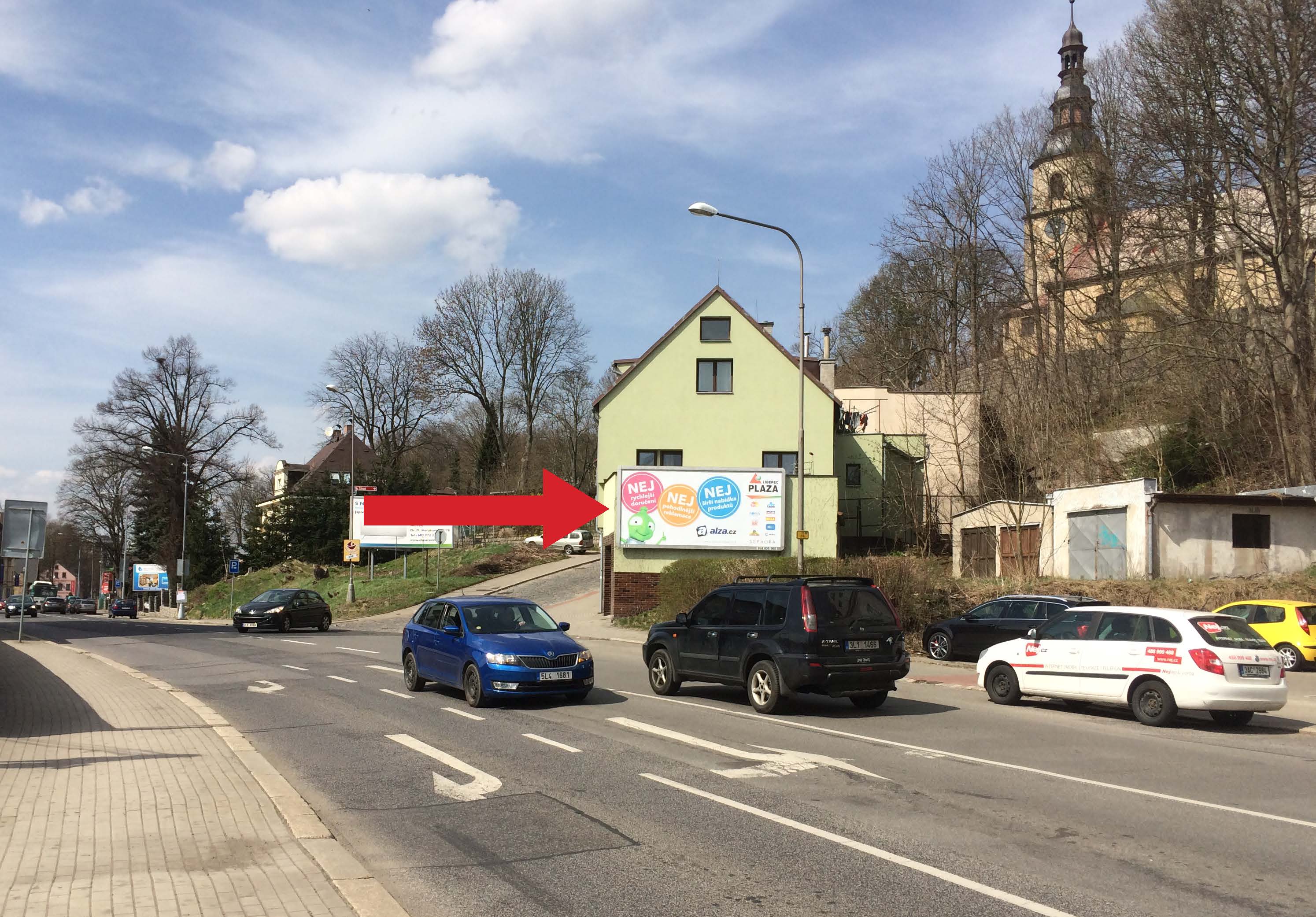 491158 Billboard, Liberec (Poštovní nám./M.Horákové)