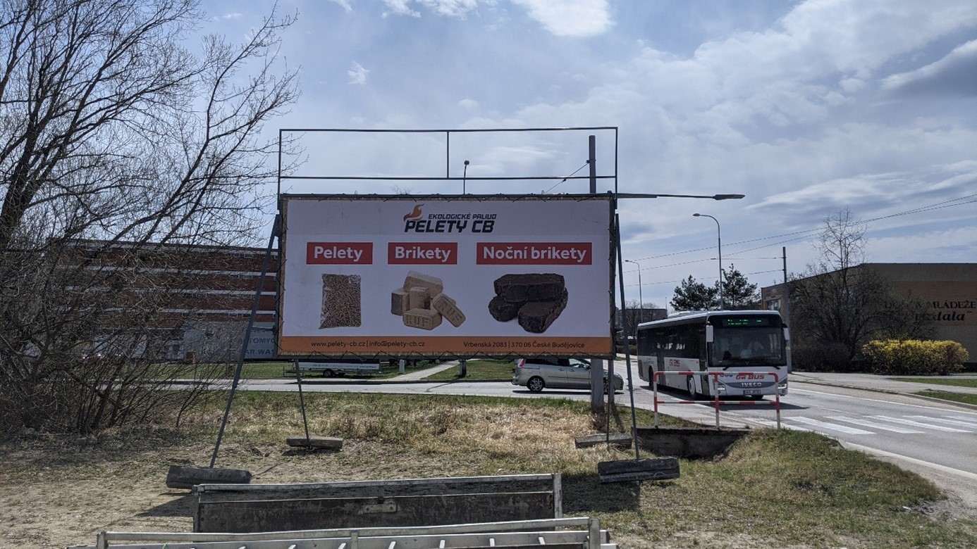 1261118 Billboard, České Budějovice (Husova tř.  )