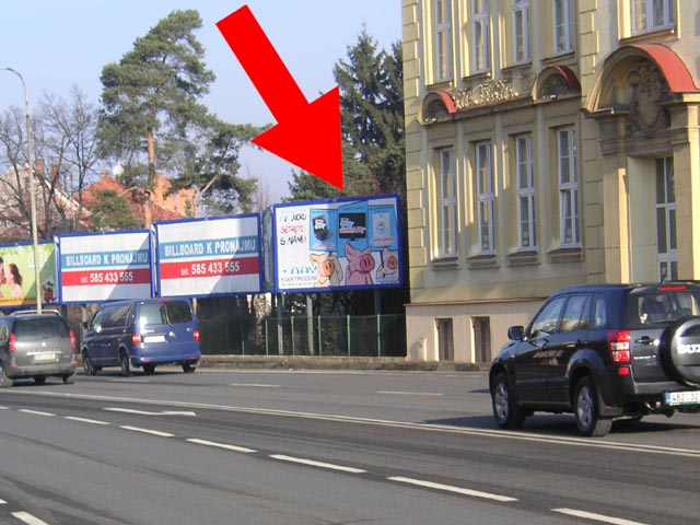 781003 Billboard, Olomouc (Foerstrova, E 442, hl.tah Brno, OV - HK  )