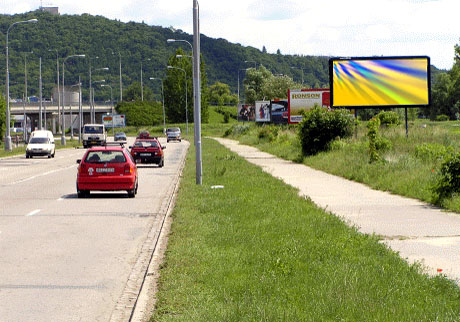 711376 Billboard, Brno - Komín  (Kníničská X Jundrovská    )