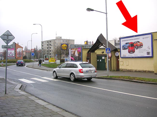1431003 Billboard, Olomouc (Lazecká, LIDL, VZP, Finanční úřad)