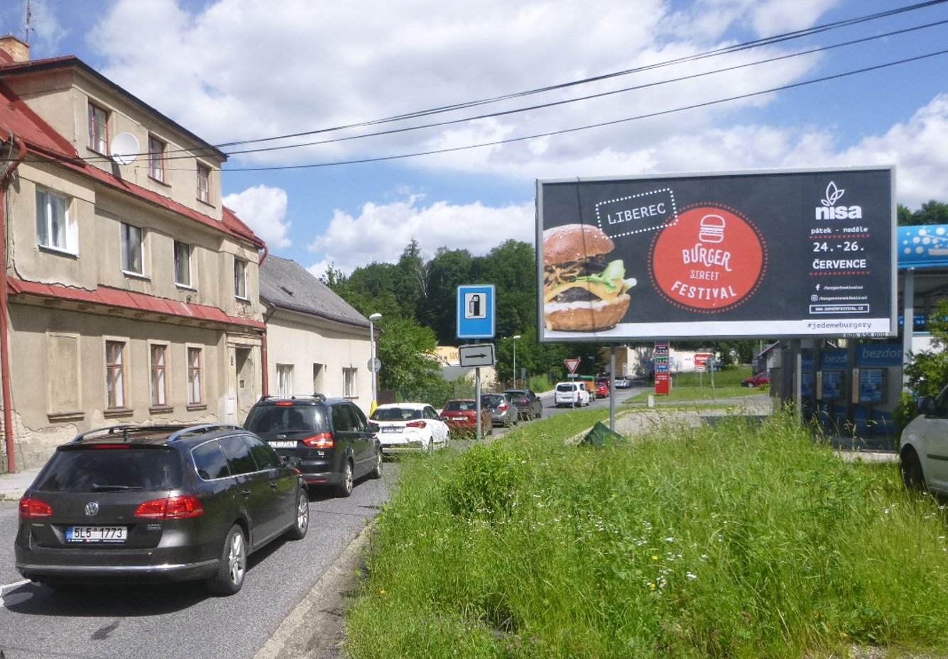 481024 Billboard, Jablonec nad Nisou (U Nisy/Liberecká)