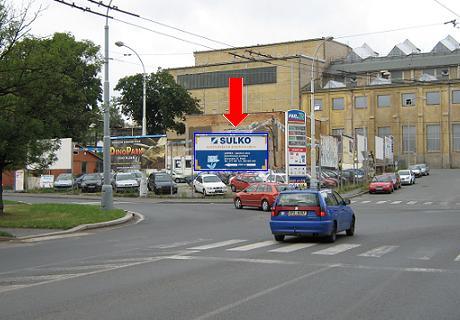 331236 Billboard, Plzeň - Doudlevce (Zborovská )