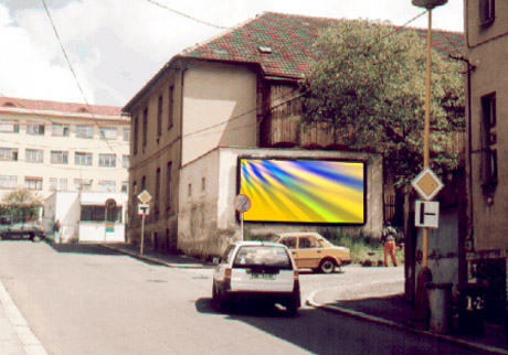 1331001 Billboard, Příbram (Hradební X Riegrova,centrum)