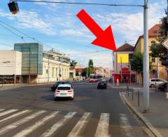 1644030 Štít, Brno - Královo Pole (Palackého, směr centrum, Semilasso nádraží Brno-Kr.Pole, TRAM, kavárny)