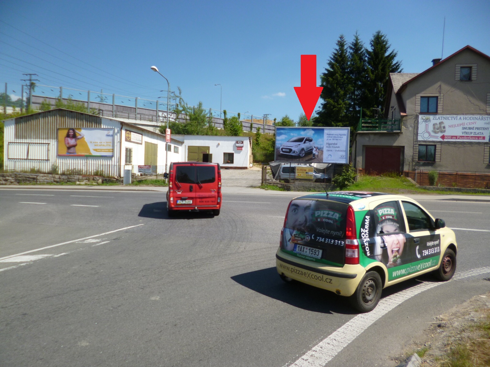 491161 Billboard, Liberec (Rochlická 3,sm Jablonec n/N )