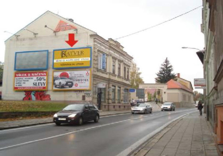 1821004 Billboard, Opava - centrum (Hradecká)