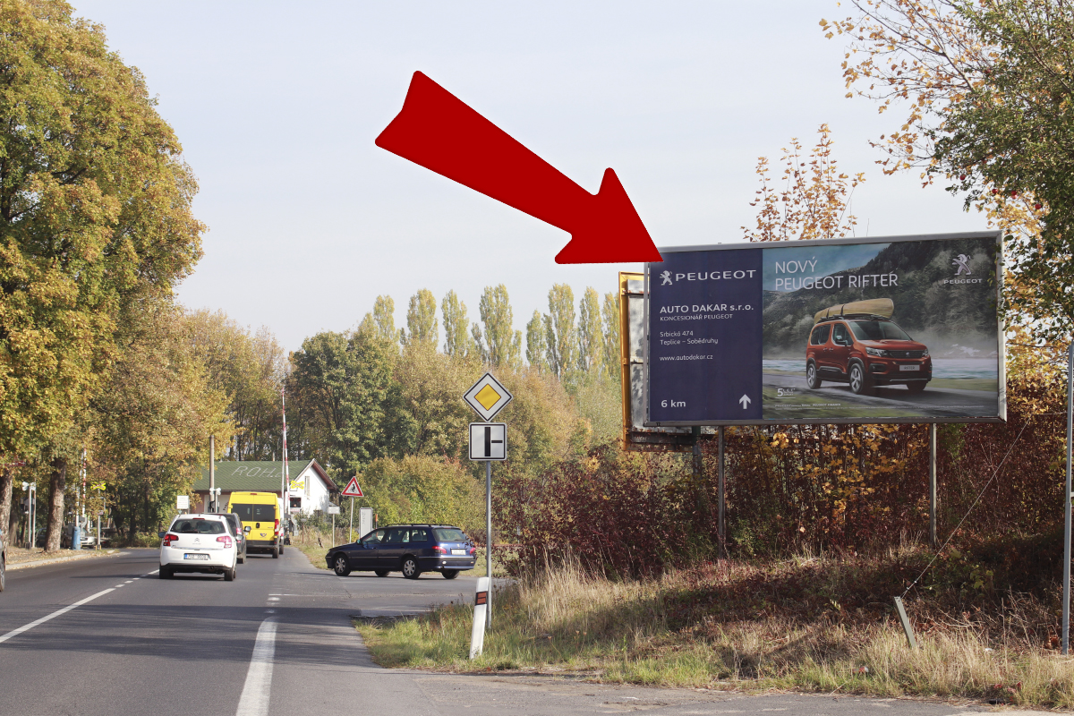 451034 Billboard, Teplice (Duchcovská)