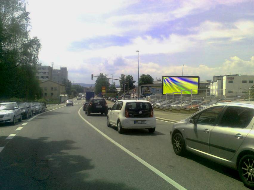 1261021 Billboard, České Budějovice (Rudolfovská,příj. od E49,Brna,)