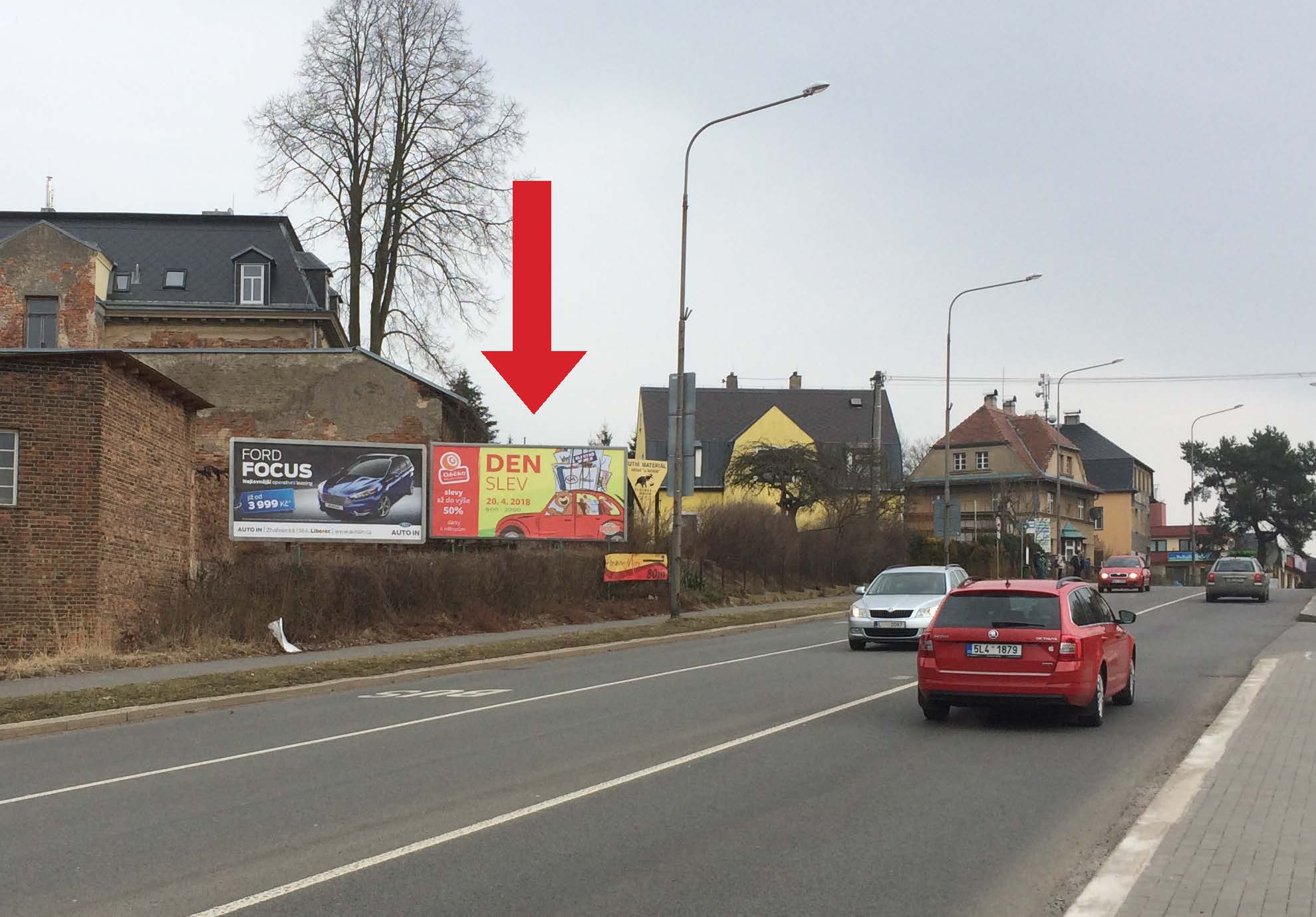 491122 Billboard, Liberec (Londýnská,sm.centrum )