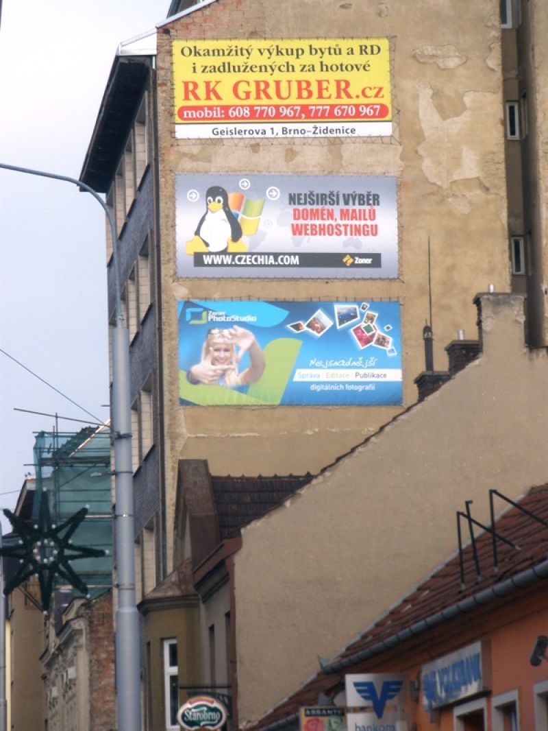 6411005 Billboard, Brno - Královo Pole (Palackého třída)