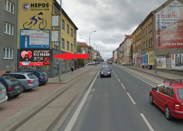 331140 Billboard, Plzeň (Slovanská)