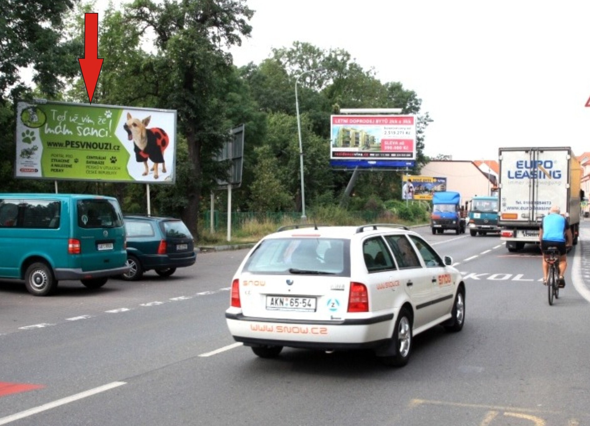 1091038 Billboard, Praha 19 (Mladoboleslavská / Chaltická)