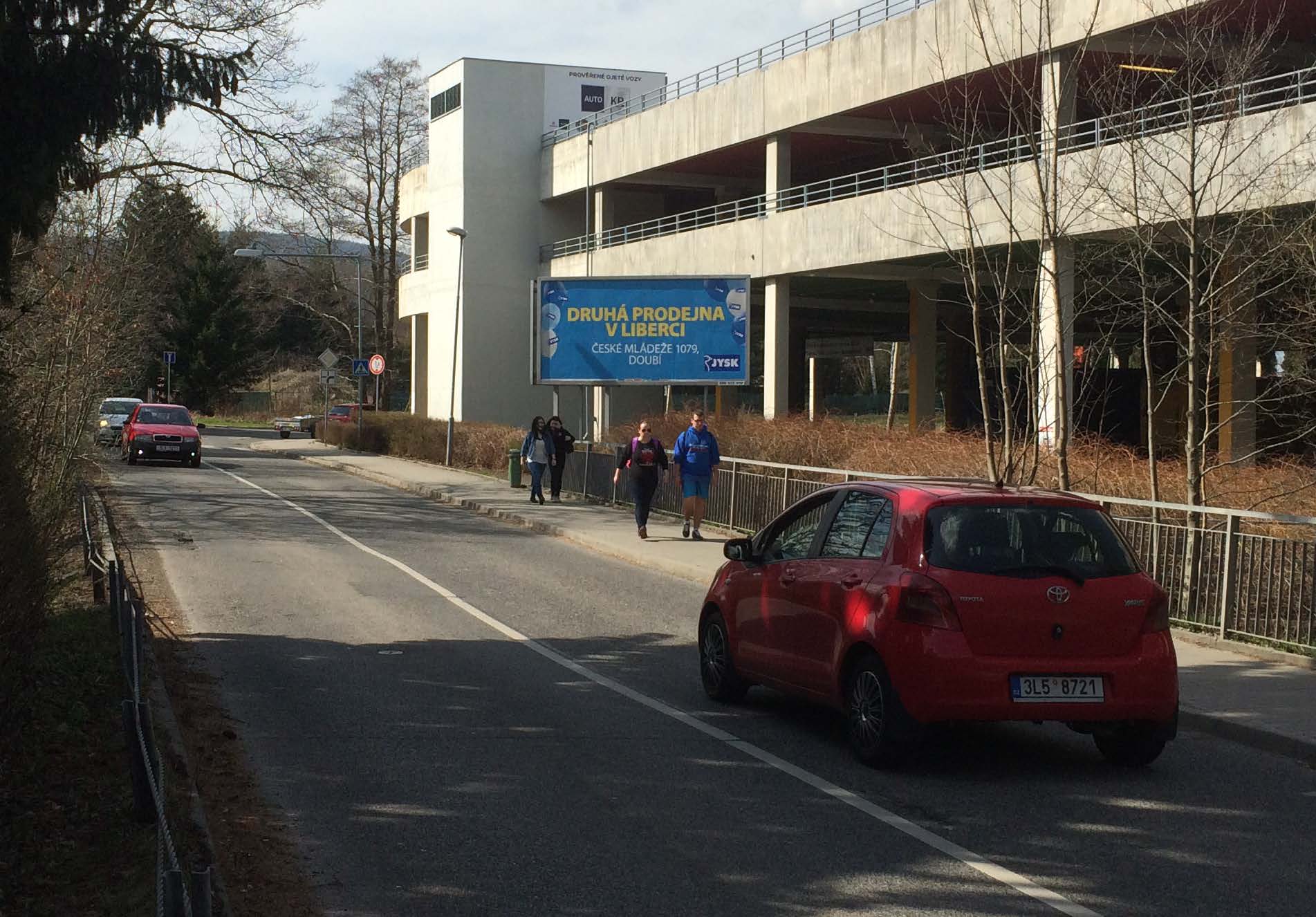 491171 Billboard, Liberec (OC NISA,V Cihelně, příjezd)