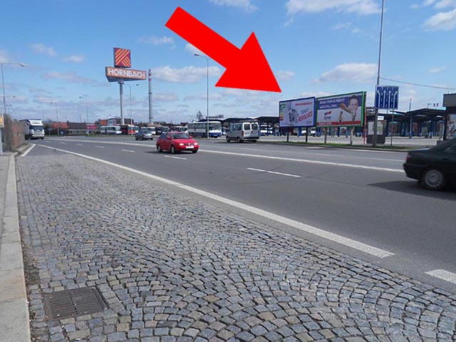 781099 Billboard, Olomouc (Tovární - autobus. nádraží, E442, E446    )