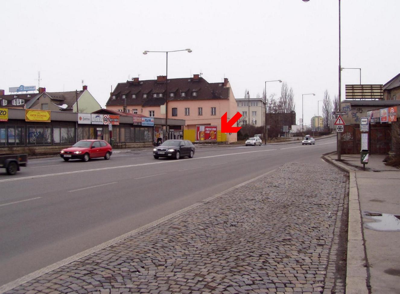 781161 Billboard, Olomouc (Tovární 1, směr centrum)