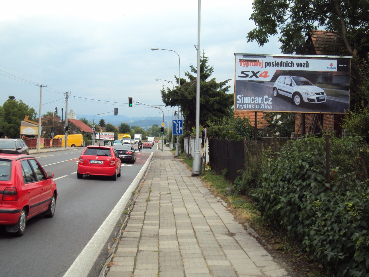 911218 Billboard, Zlín-Želechovice (Osvobození)