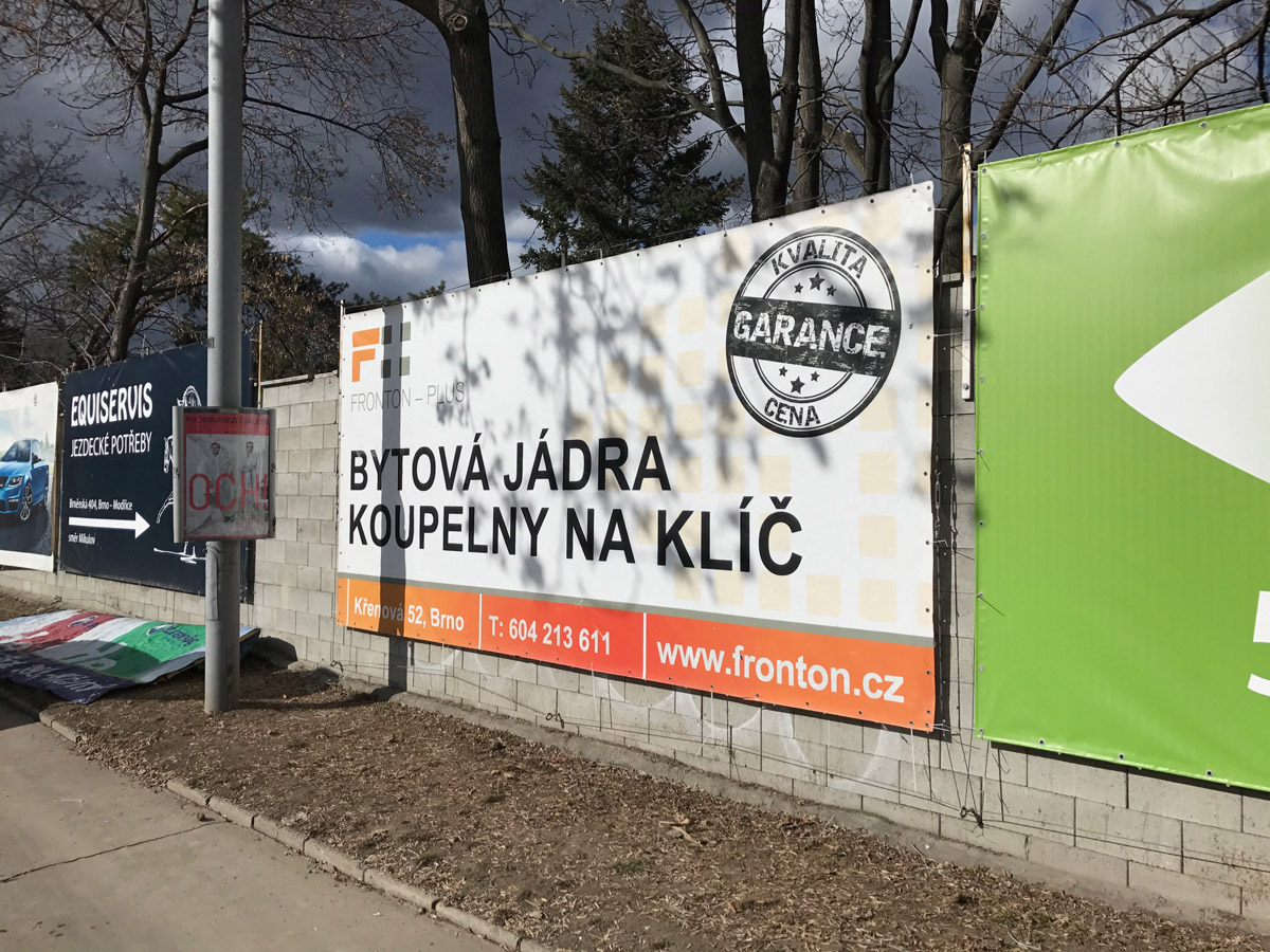 711189 Billboard, Brno - střed (Křídlovická)