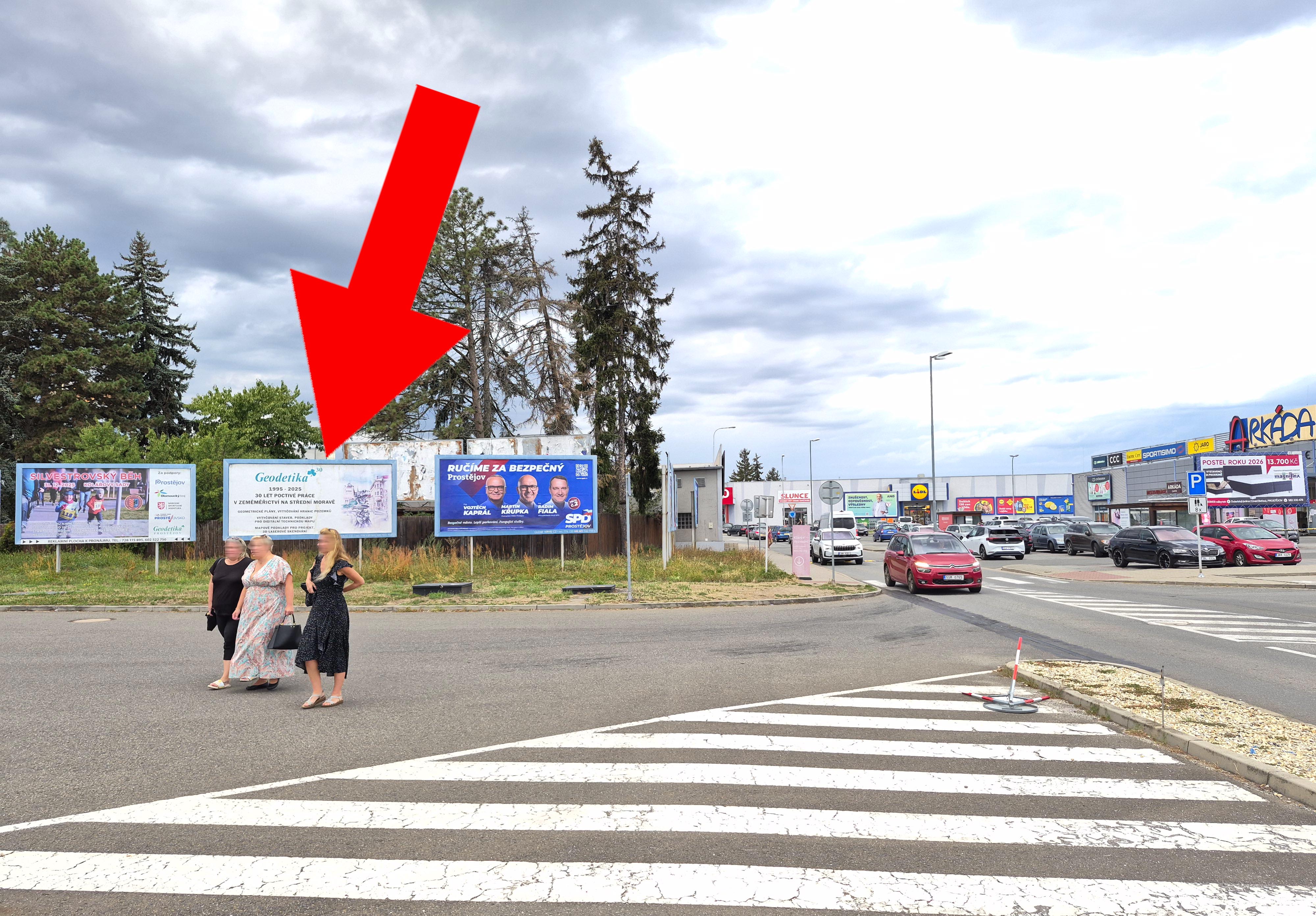 1211082 Billboard, Prostějov (Sjezd z D46, Galerie Arkáda )