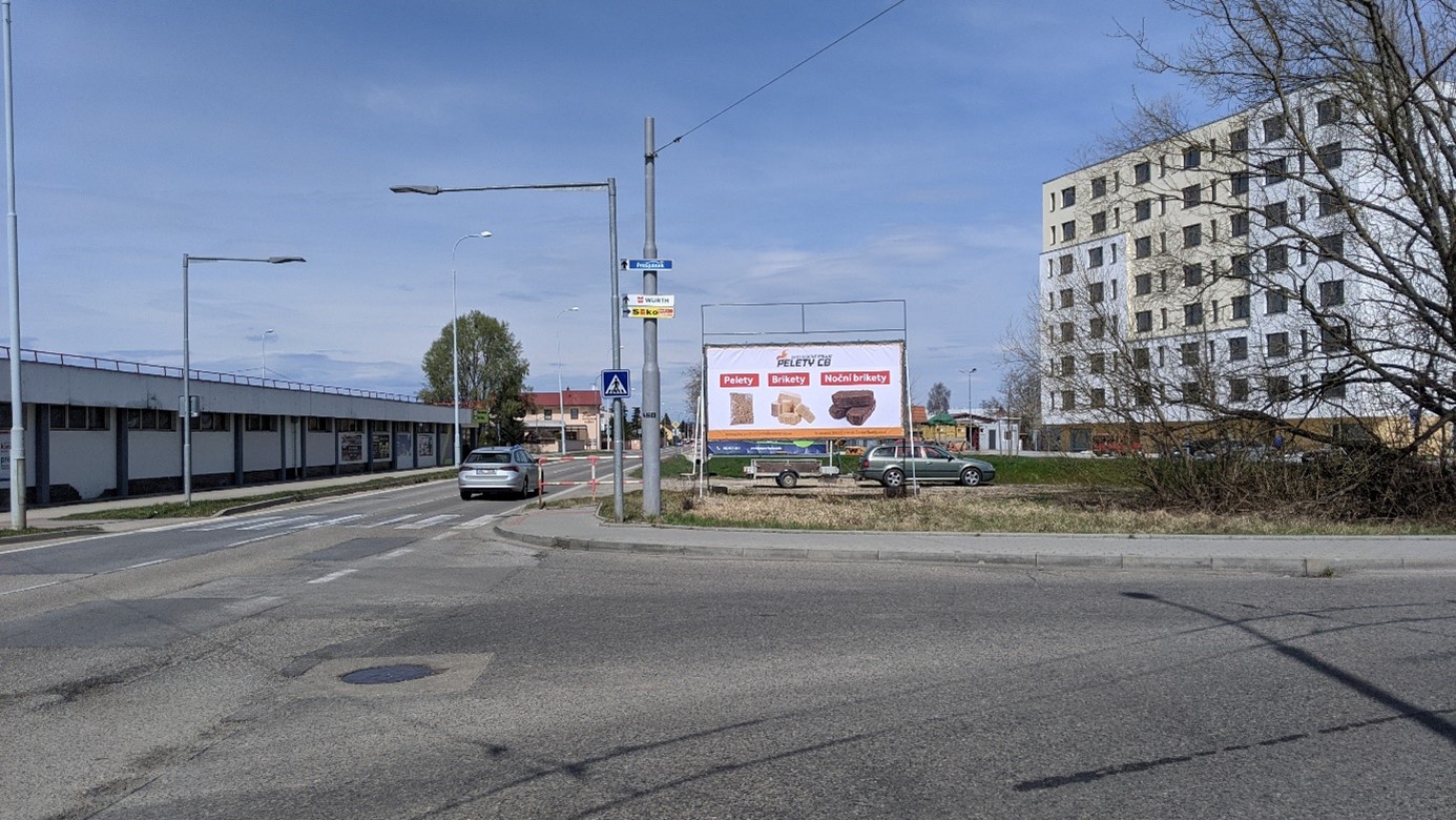 1261117 Billboard, České Budějovice (Husova tř.  )