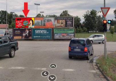 1261137 Billboard, České Budějovice A (E55,Na Dlouhé louce, svět. kři)
