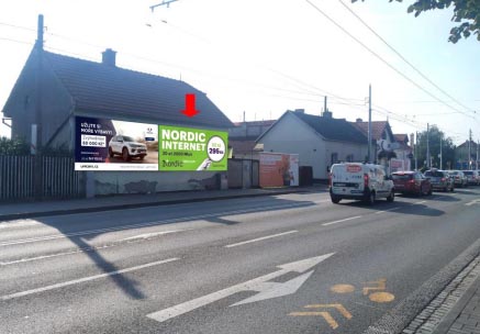 1111105 Billboard, Otrokovice (tř. Osvobození 136, Otrokovice, hlavní cesta před křižovatkou a přejezdem v Kvítkovicích, směr Zlín, Napajedla i UH)