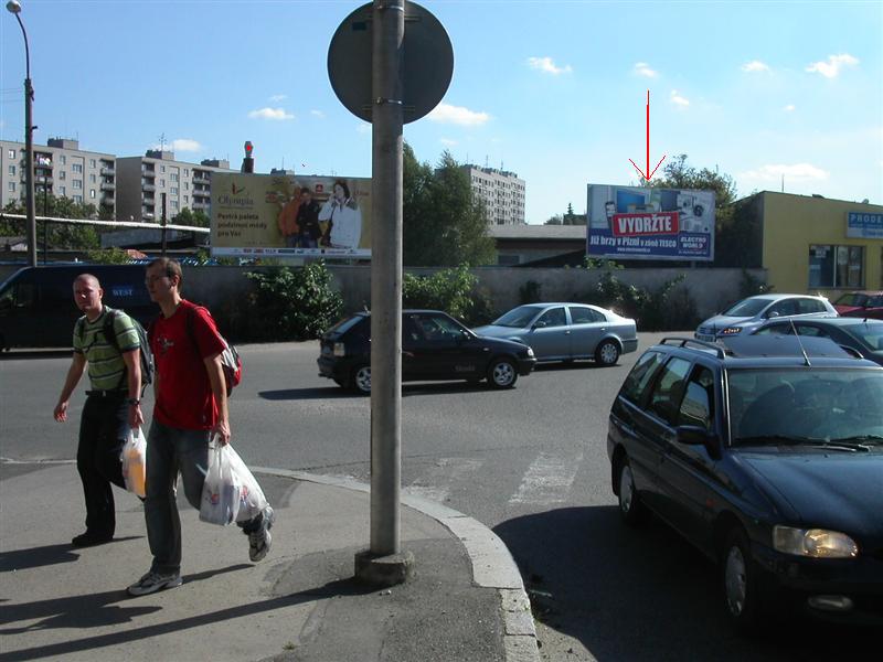 331025 Billboard, Plzeň (Břeňkova - Borská)