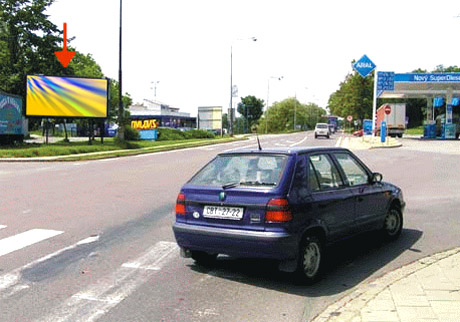 761045 Billboard, Znojmo (Pražská/Bratrstva, I/ 38, E/ 59  )