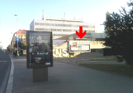 101068 Billboard, Praha 4 - Pankrác (Budějovická)