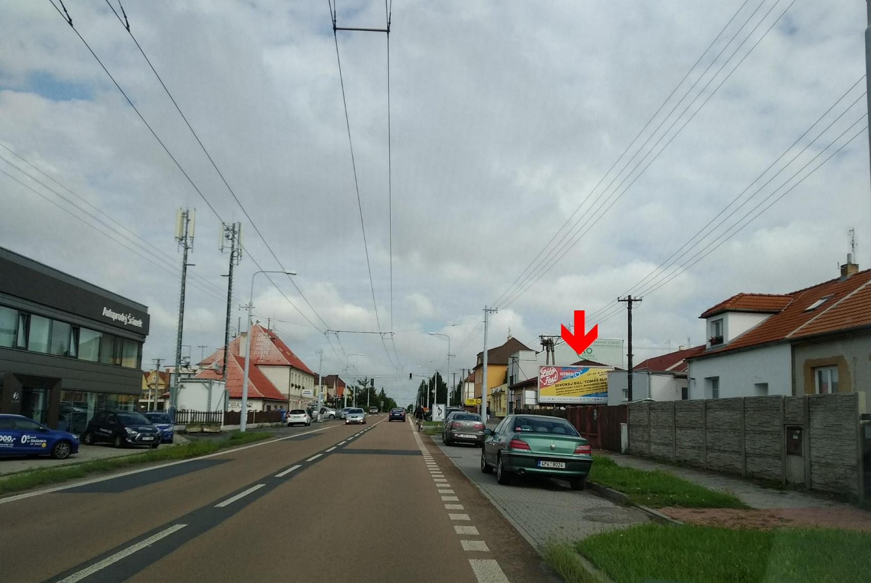 331127 Billboard, Plzeň (Nepomucká 1, směr centrum)