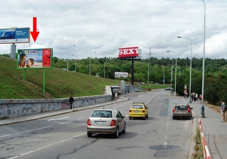 1091726 Billboard, Praha 05 (Plzeňská-nájezd Kukulova   )