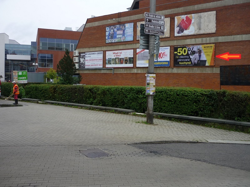 491136 Billboard, Liberec (Jánská,Kulturní dům)