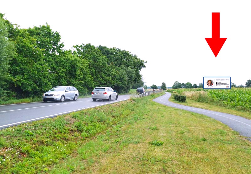 1431272 Billboard, Uničov - Medlov (Medlov, II/444, směr Uničov, dc příjezd od Mohelnice, Zábřehu)