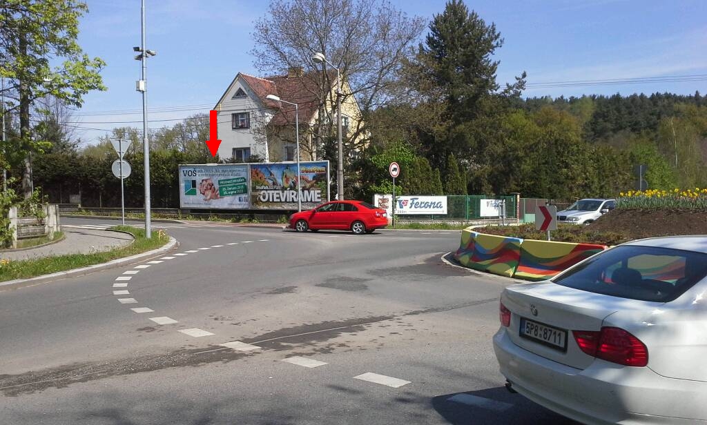 1741021 Billboard, Plzeň (Na Roudné     )