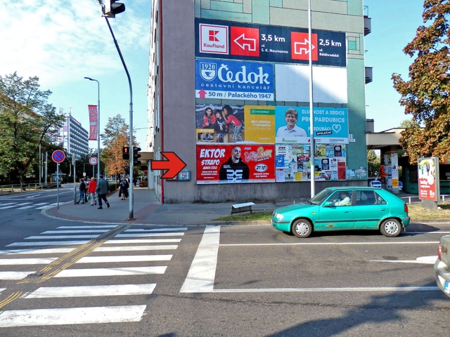 571053 Billboard, Pardubice - Zelené předměstí (K Polabinám x Palackého)